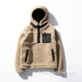 All&#39;ingrosso Moda Mens Sherpa Pullover Giacca Personalizzata